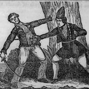Picture Of Female Pirate Mary Read Killing Her Antagonist